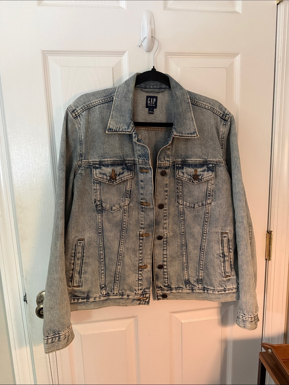 GAP Vintage Light Blue Washed Denim Jacket